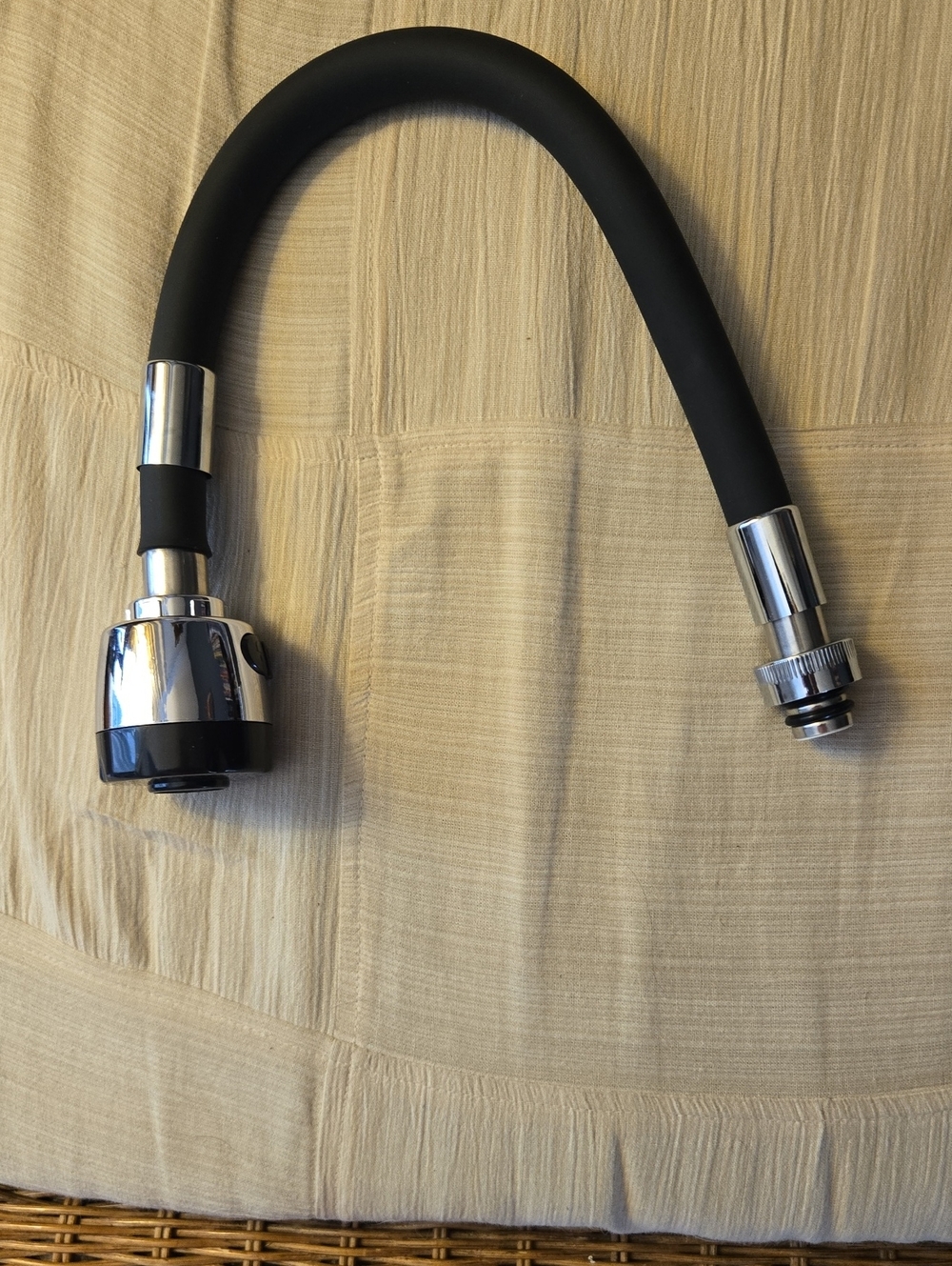 Black Flexible Kitchen Faucet Spray Head Replacement